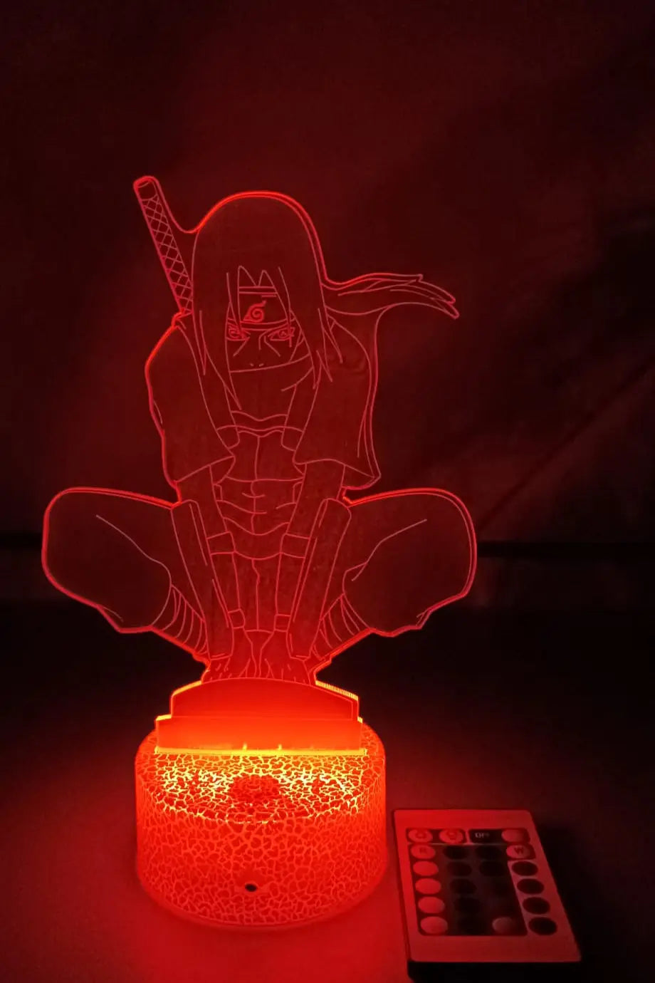 Lámpara LED 3D Uchiha Itachi