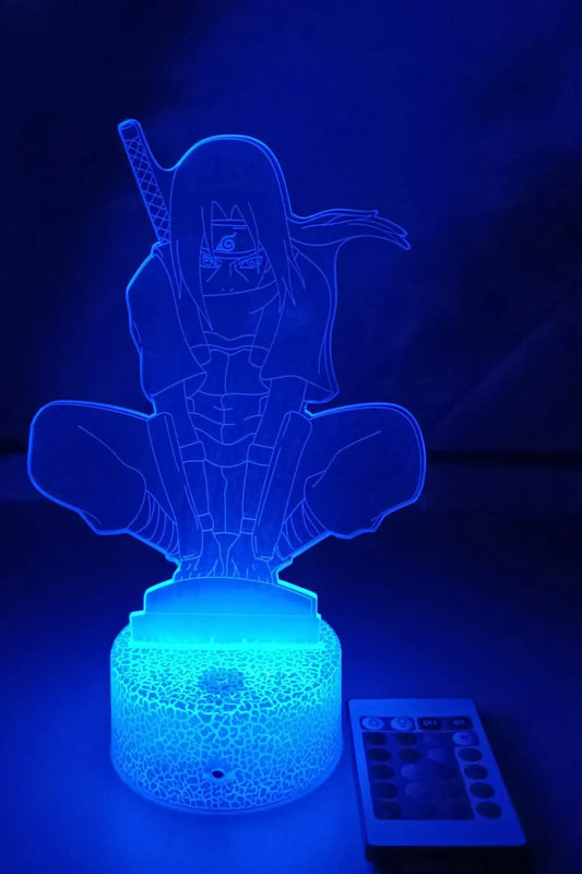 Lámpara LED 3D Uchiha Itachi
