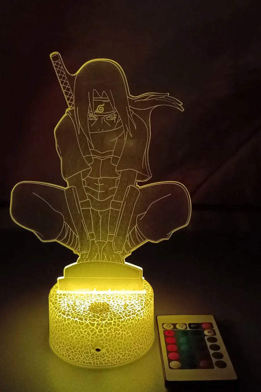 Lámpara LED 3D Uchiha Itachi