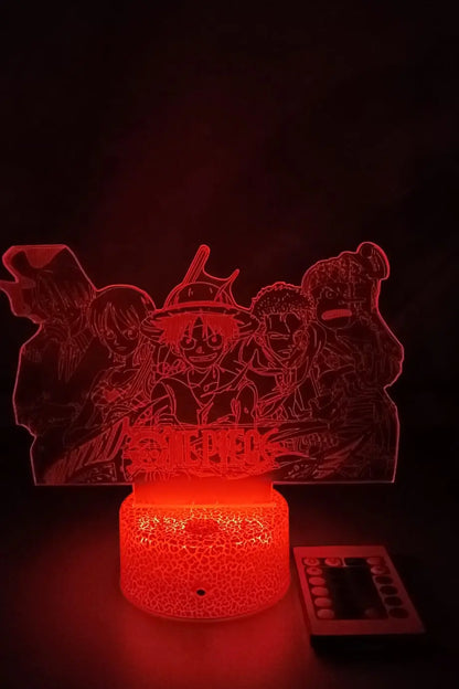 Lámpara LED 3D One Piece Crew