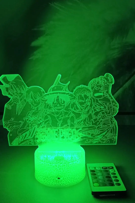 Lámpara LED 3D One Piece Crew