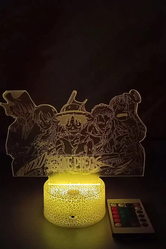 Lámpara LED 3D One Piece Crew